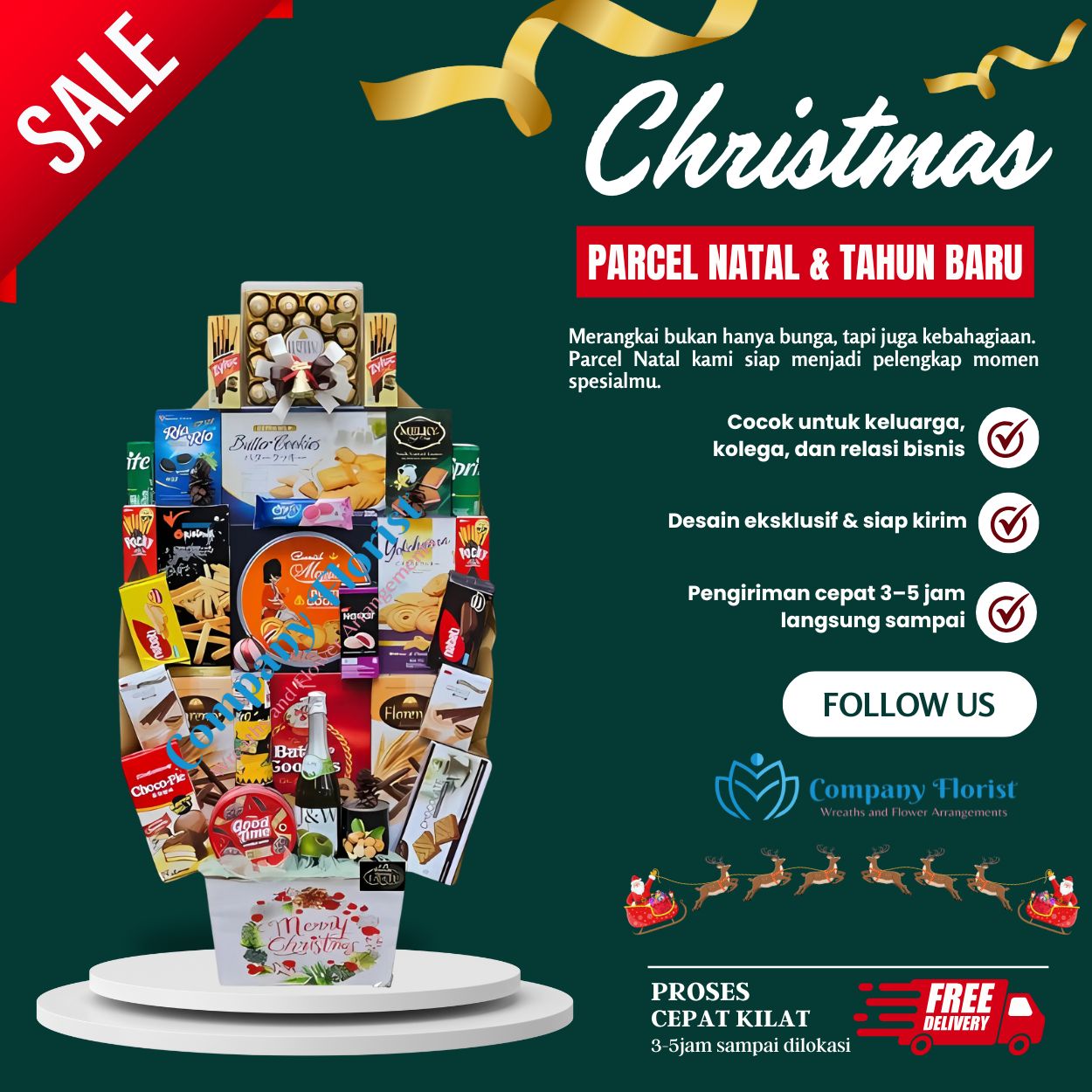 Pesan Parcel Natal Online – Company Florist